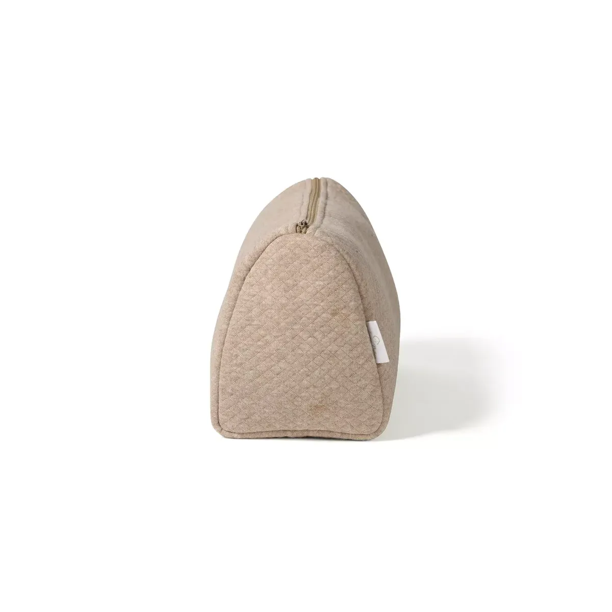 Living Nature - Toilettas groot Pernille in losange camel maat L = 30 x 18 x 12 cm