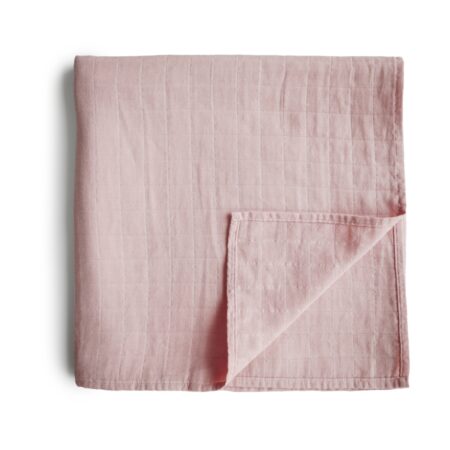 Mushie - Swaddle - Rose Vanilla - 120Cm X 120Cm
