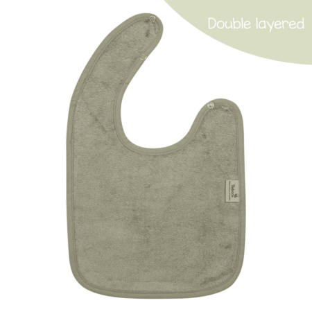 Timboo - Bib Doubled 26X38Cm - Whisper Green