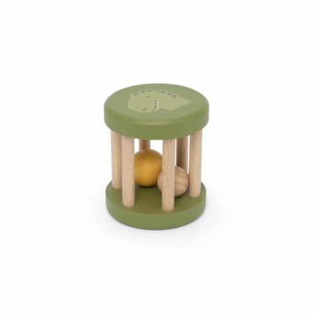 Trixie - Houten rollende rammelaar - Mr. Dino
