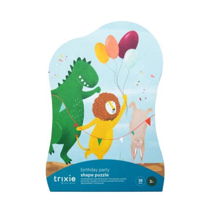 Trixie - Vormenpuzzel - Verjaardagsfeest - 36 stuks