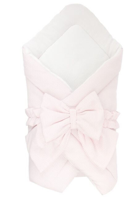 Jamiks - Babynestje ADEL - Roze streep - 70x70