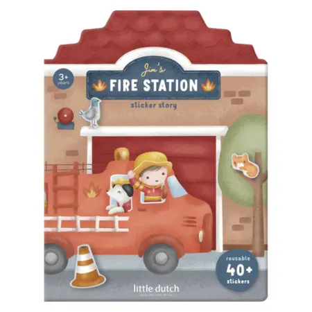 Little Dutch - Herbruikbare Stickers - Essentials - Jim