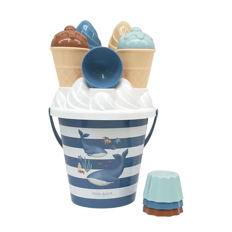 Little Dutch Toys - Strandset IJsjes - Set van 14 - Ocean World