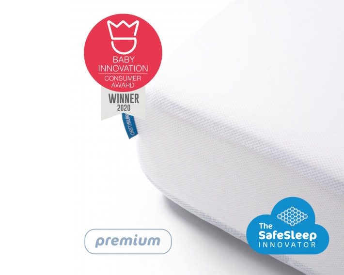 Aerosleep - Sleep Safe Fitted Sheet Premium 140 x 70 White