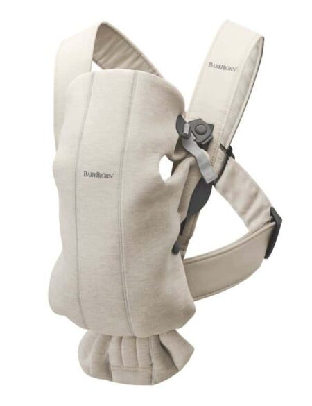 BabyBjörn - Draagzak Mini - 3D Jersey Lichtbeige