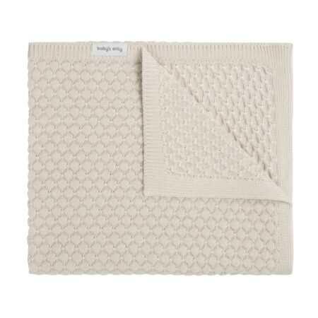 Baby's Only - Ledikantdeken Sky-Chunky warm linen