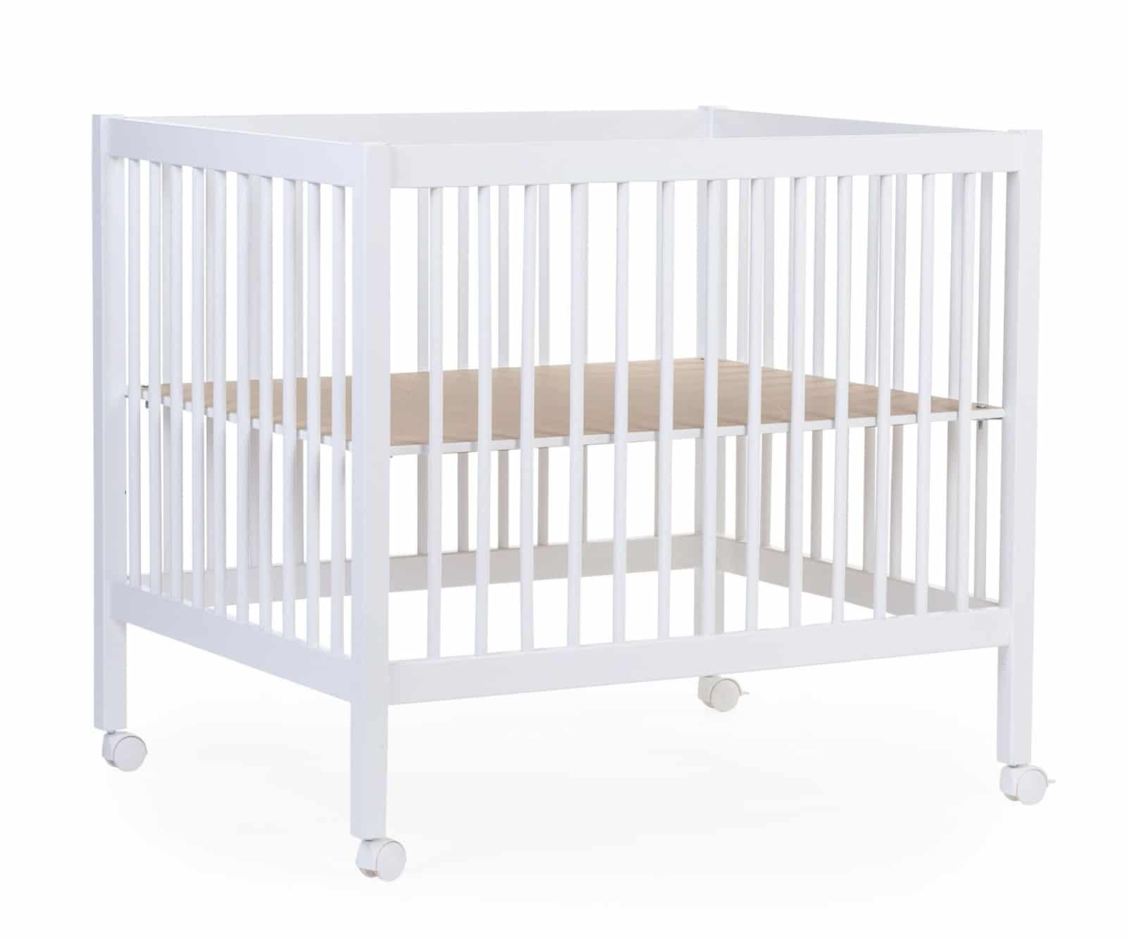 Childhome - Park 97 + Wieltjes - 95x75 Cm - Hout - Wit
