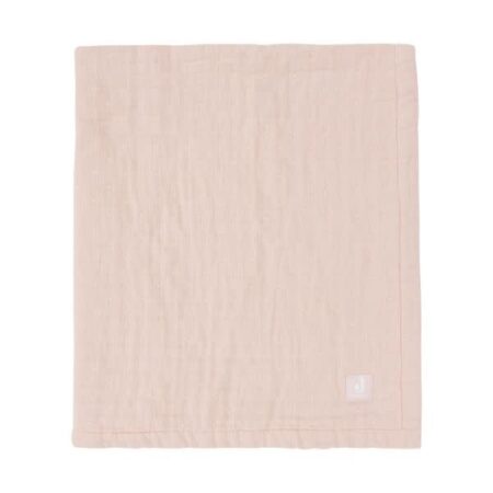 Jollein - Deken Hydrofiel 75x100cm Jacquard Wild Rose GOTS