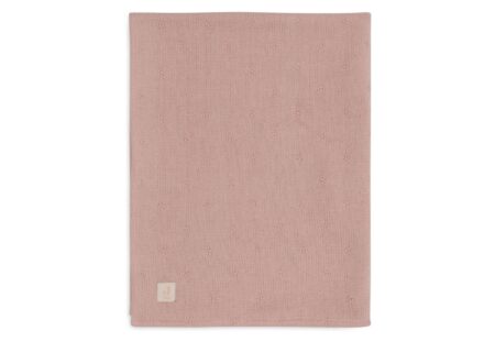 Jollein - Deken Ledikant 100x150cm Cosy Knit Wild Rose/Velvet