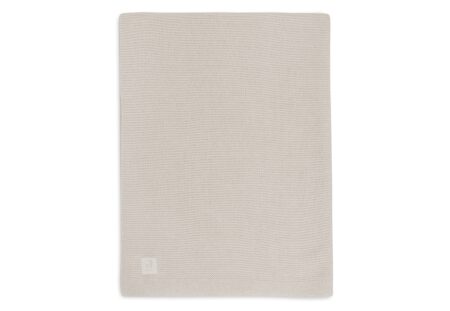 Jollein - Deken Wieg 75x100cm Basic Knit - Oatmeal