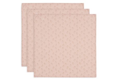 Jollein - Hydrofiele Doek Small 70x70cm Miffy Silhouettes WildRose(3p)