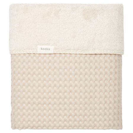 Koeka - Bassinet blanket cotton fleece Amsterdam - natural