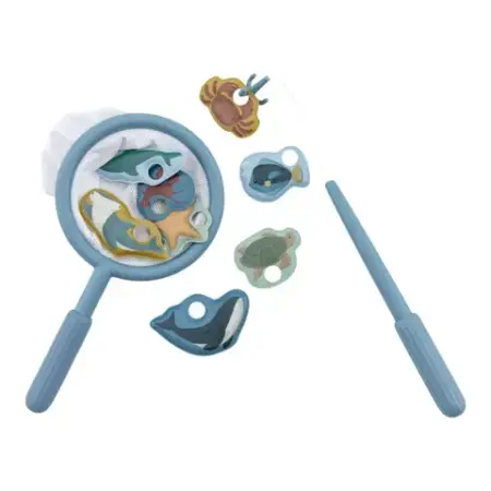 Little Dutch - bad visspel met hengel - blauw