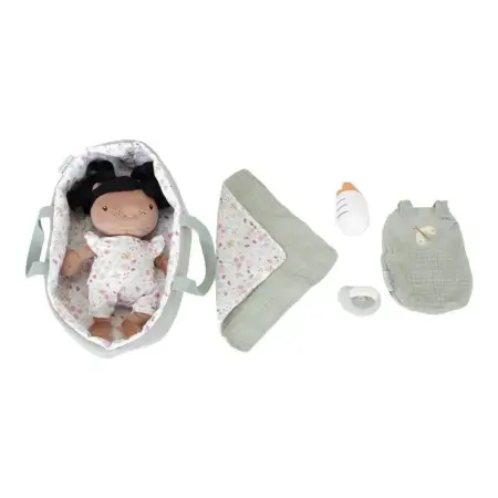 Little Dutch Toys - Babypop in mandje Evi GRS