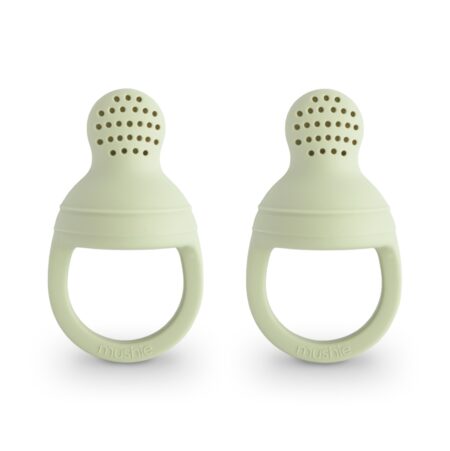 Mushie - Fresh Food Feeder Silicone 2-Pack - Sage