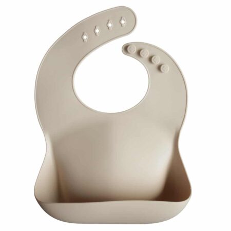 Mushie - Silicone Bib - Shifting Sand