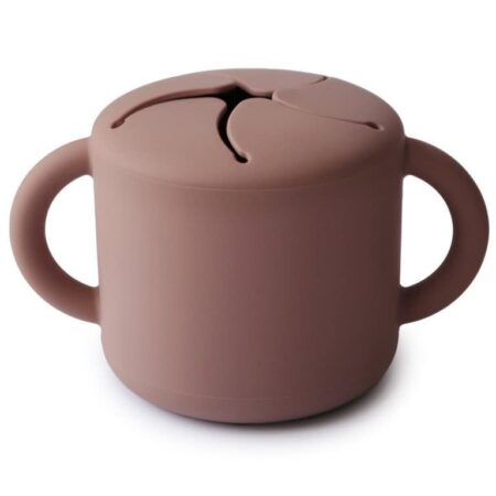 Mushie - Snack Cup - Cloudy Mauve