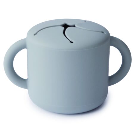 Mushie - Snack Cup - Powder Blue