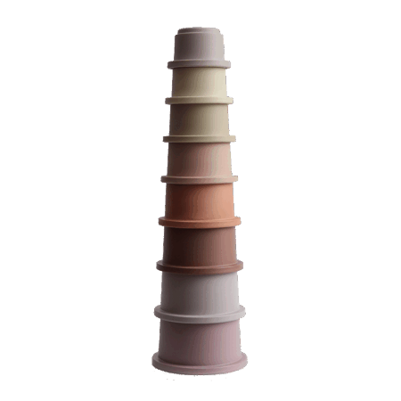 Mushie - Stacking Cup - Petal