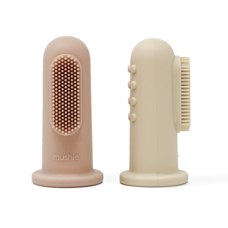 Mushie - Toothbrush - Shifting Sand + Blush