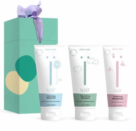 Naïf - Tiny Bubbles (Shampoo 100ml, bodylotion 100ml, washgel 100ml)