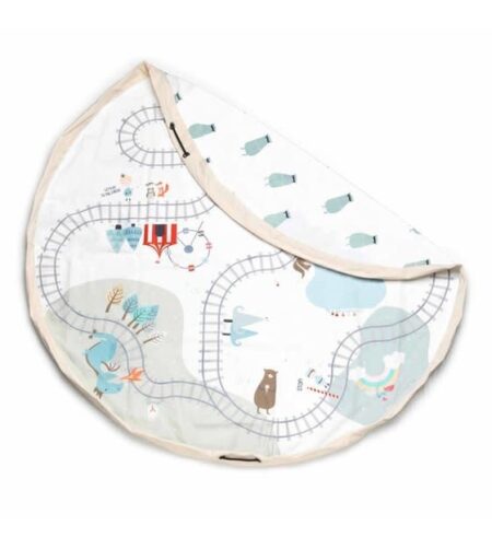 Play & Go - Opbergzak - Speeltapijt Trainmap