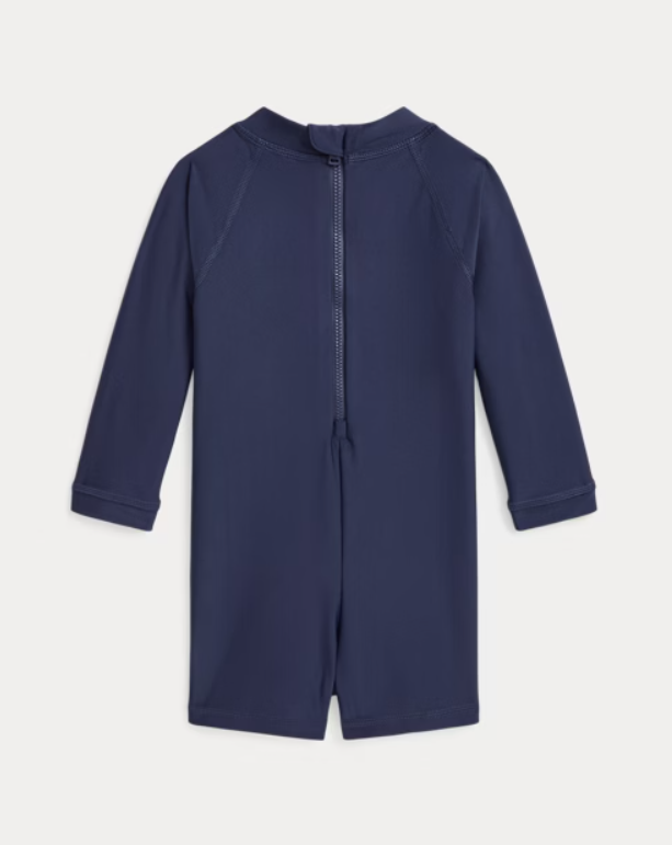 Ralph Lauren - Rash guard tuinbroek met Polo Bear - Newport navy
