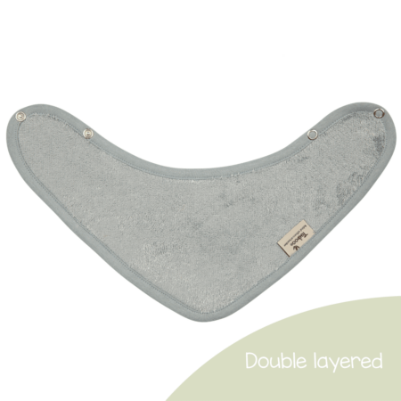 Timboo - Bandana Bib Doubled 36X20Cm - Moon Blue