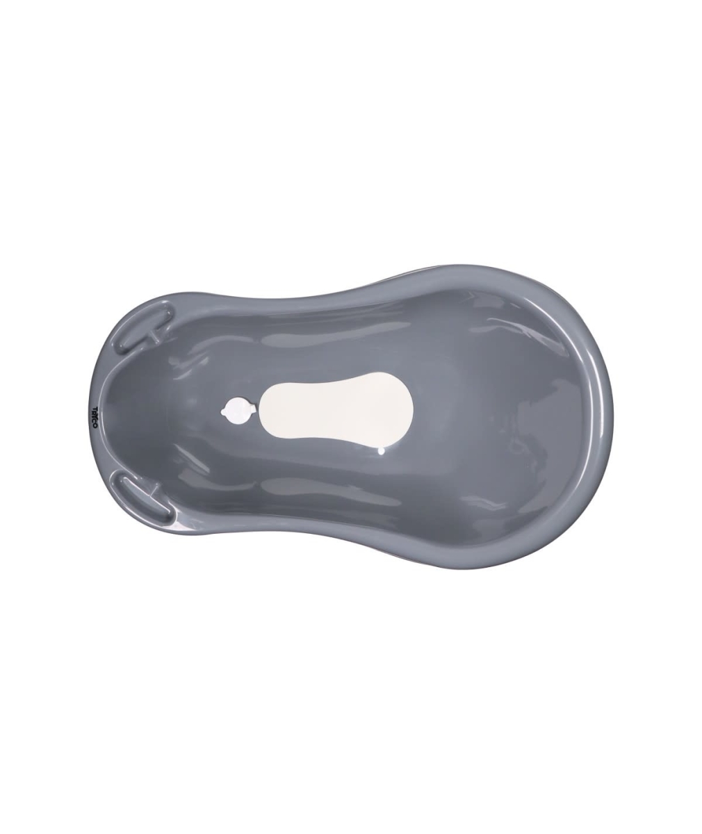 Tryco - Bath with plug and anti slip - UNI - Antracite