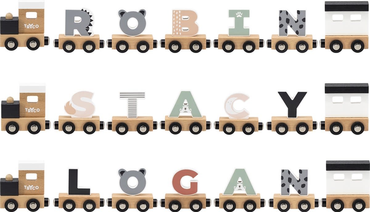 Tryco - Letter Train Colors - Letter "A"