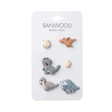 Banwood - Basket Pin - Dinosaurs