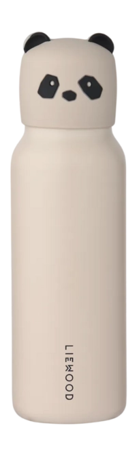 Liewood - Falk water bottle 350 ml - Panda dop - Sandy
