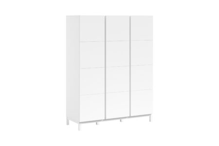VIPACK - EVA 3 DEURS KLEERKAST WIT