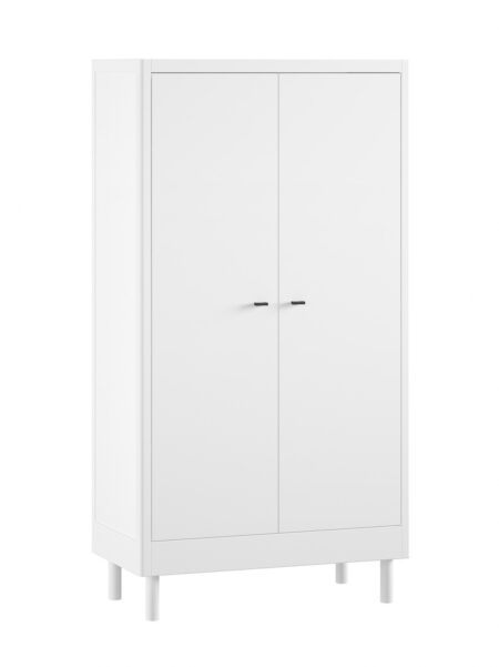 VIPACK - FORREST 2 DEURS KLEERKAST BEUK WIT