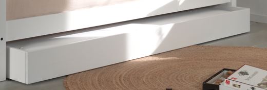 VIPACK - FORREST BEDLADE 90 x 190 cm BEUK WIT