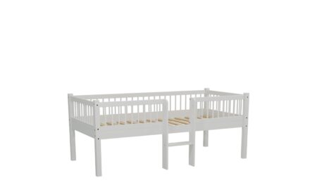 VIPACK - FORREST HALFHOOGSLAPER LAAG MET LADDDER 90 x 200 cm BEUK WIT