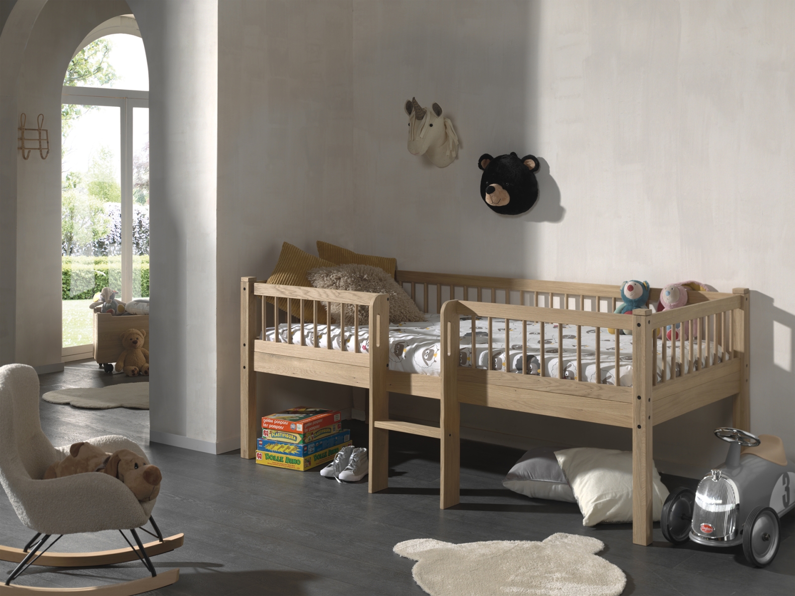 VIPACK - FORREST HALFHOOGSLAPER LAAG MET LADDER 90 x 200 cm EIK