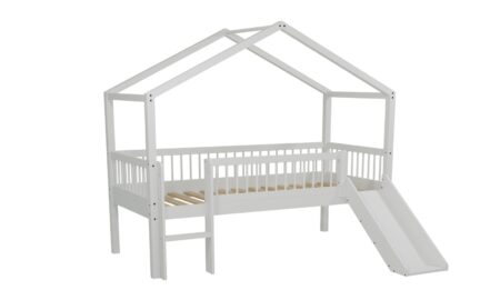 VIPACK - FORREST HUISBED MET GLIJBAAN 90 x 200 cm BEUK WIT