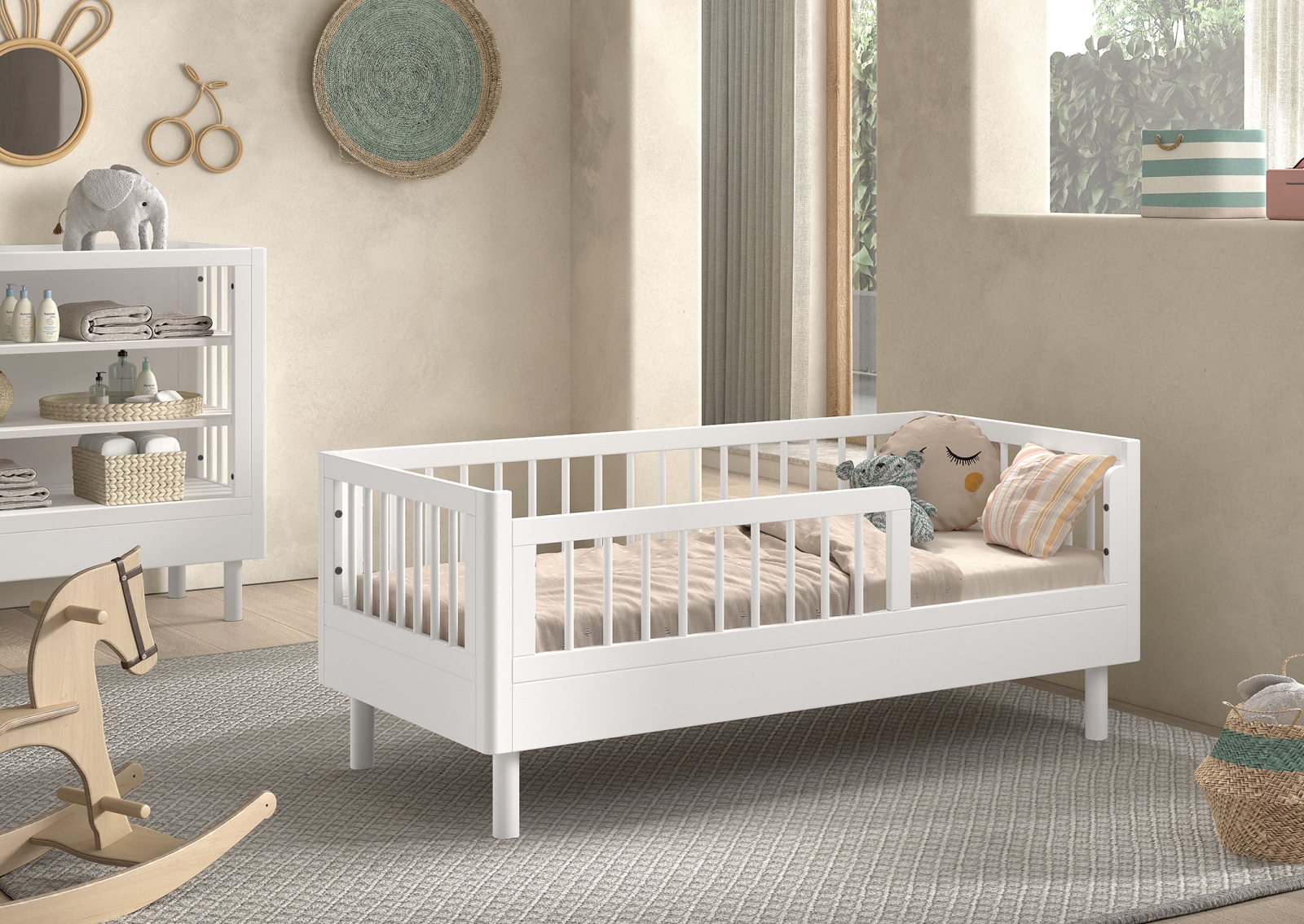 VIPACK - FORREST PEUTERBED 70 x 140 cm BEUK WIT