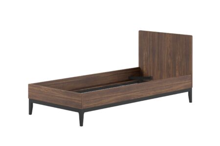 VIPACK - ILYAS BED 90 x 200 cm WALNOOT