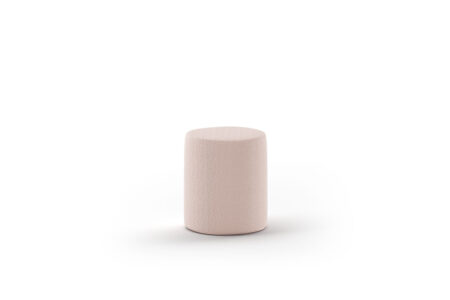 VIPACK - MOON POEF BOUCL? ROZE