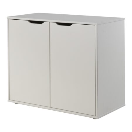 VIPACK - PINO COMMODE 2 DEUREN VOOR HALFHOOGSLAPER WIT