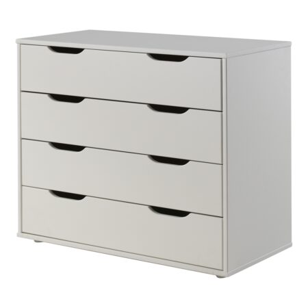 VIPACK - PINO COMMODE 4 LADEN VOOR HALFHOOGSLAPER WIT