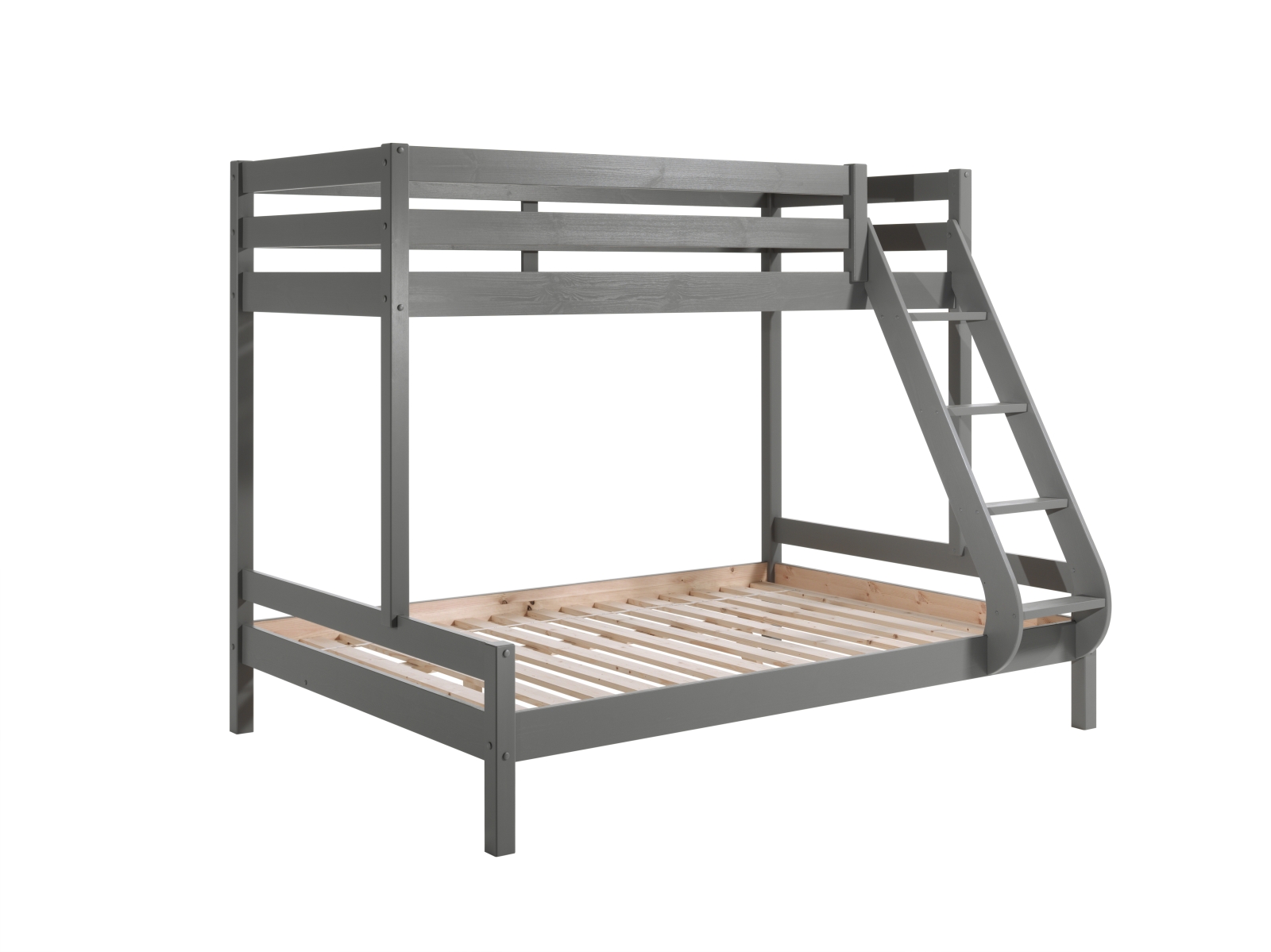 VIPACK - PINO FAMILIEBED 140 x 200 cm + 90 x 200 cm GRIJS