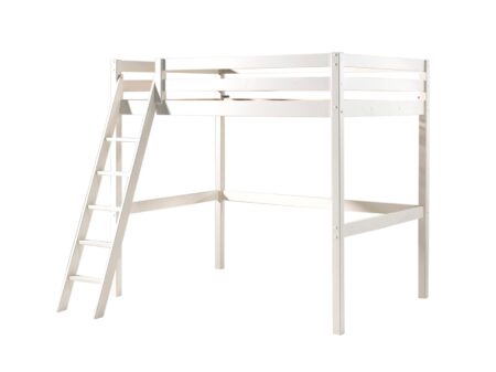 VIPACK - PINO MEZZANINE BED 140 x 200 cm WIT