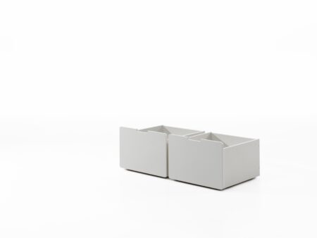 VIPACK - PINO / SCOTT SET VAN 2 LADEN VOOR HALFHOOGSLAPER LAAG WIT