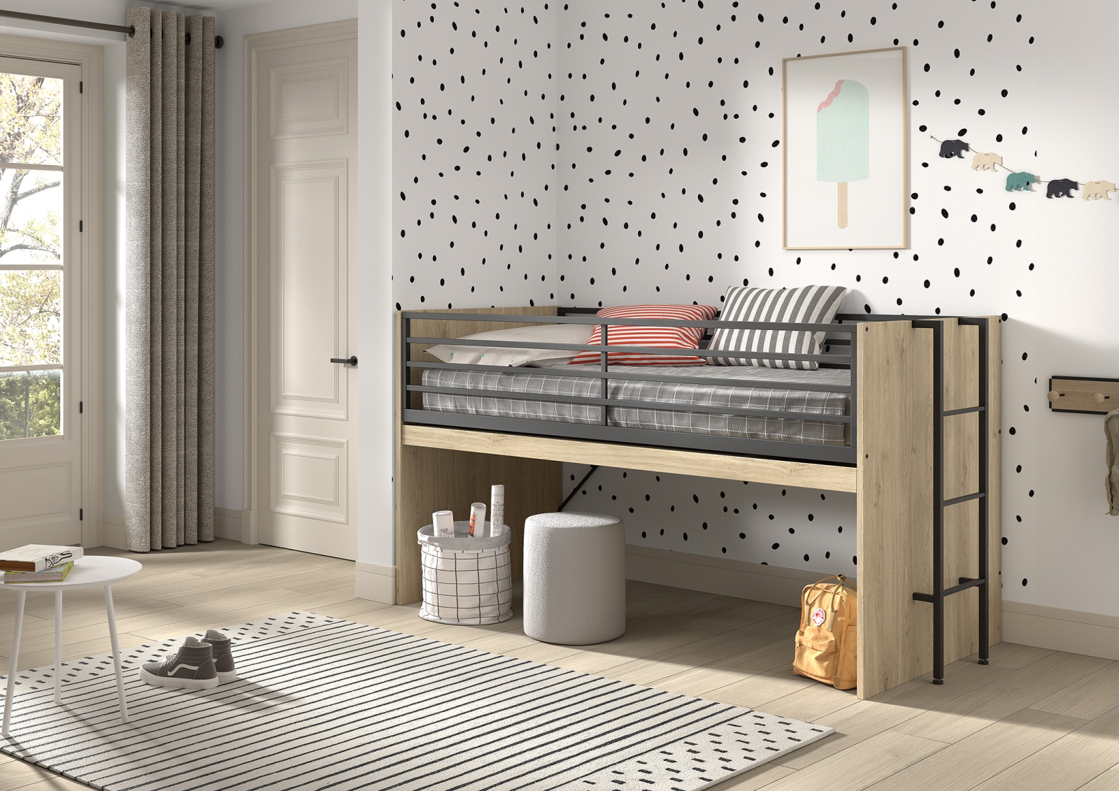 VIPACK - SAM HALFHOOGSLAPER (85) 90 x 200 cm EIK