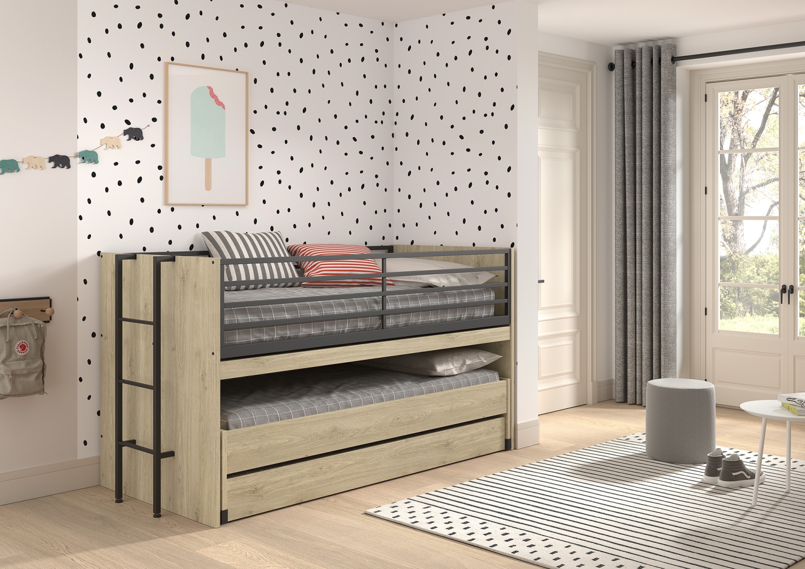 VIPACK - SAM HALFHOOGSLAPER (86) 90 x 200 cm EIK