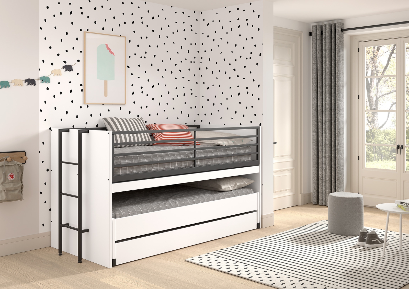 VIPACK - SAM HALFHOOGSLAPER (86) 90 x 200 cm WIT